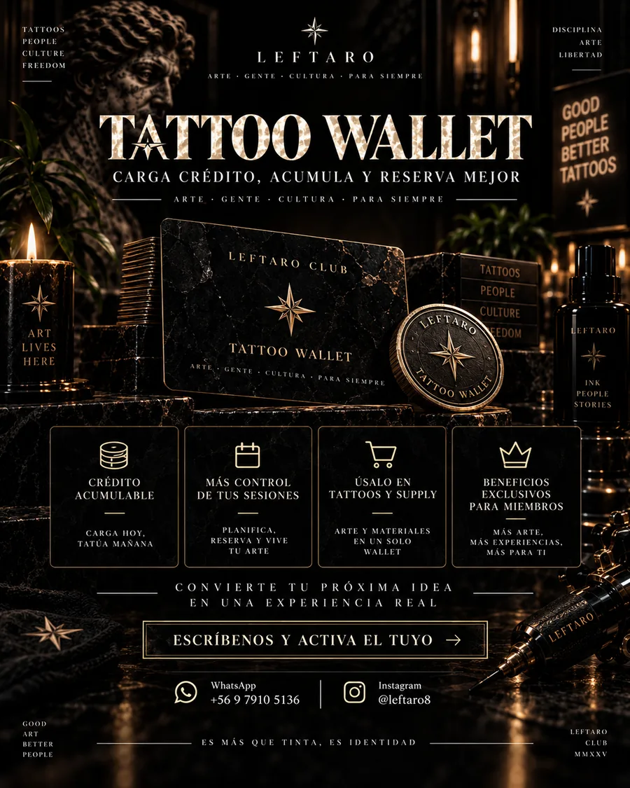 Tattoo Wallet LEFTARO Club